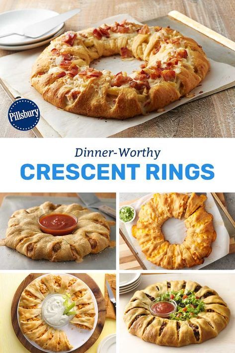 Crescent Roll Recipes Pillsbury, Crescent Roll Potluck Recipes, Ring Sandwiches Crescent Rolls, Ring Appetizer Crescent, Crescent Ring Recipes Chicken, Dinner Made With Crescent Rolls, Cresent Roll Recipes Appetizers Appetizer Ideas, Creasant Roll Ring Recipes, Chicken Cressant Roll Recipes