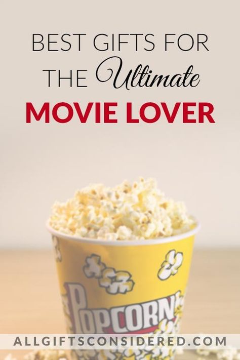 21 Best Movie Lover Gifts (Director's Cut) » All Gifts Considered Movie Lover Gift Basket, Gifts For Movie Lovers, Colorful Movie, Popcorn Buckets, Bucket Gifts, Best Chairs, Movie Night Gift, Movie Lover Gift, Cool Gifts For Teens