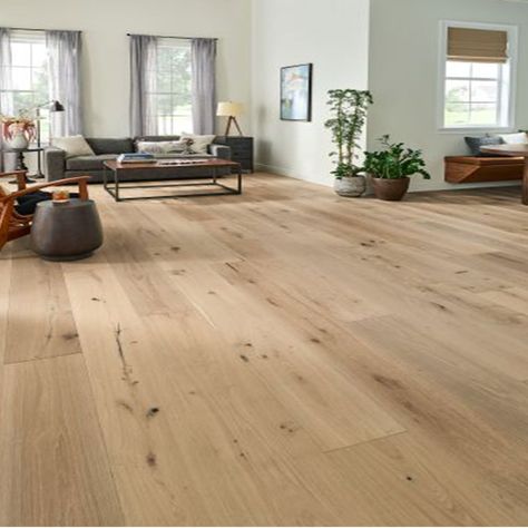 Mannington Sanctuary Shell Hardwood Plank Flooring, Carpet Store, Floating Floor, White Oak Floors, Flooring Trends, Style Deco, Oak Hardwood, Plank Flooring, Floor Installation