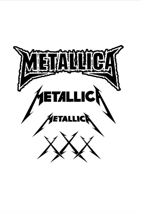 Metallica svg Metallica Svg, Metallica Logo Design, Metallica Logo, Metallica Art, Metallica, Printed Items, Cricut, Digital Prints, ? Logo