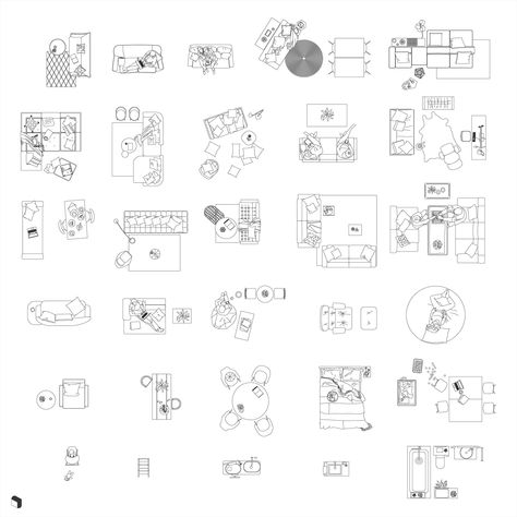 Plan Furniture Photoshop, Axonometric Furniture Drawing, Plan Furniture, Living Room Top View, Porch Furniture Layout, Bed Top View, People Top View, Block Plan, Plans Architecture