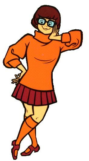 reminds me of someone I once knew at W&M - can you guess?? Velma Dinkley, Scooby Doo, Skirt, Orange, Red