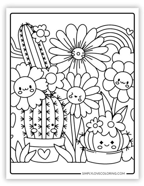 Free printable cute coloring pages are great for educational activities for kids, crafts, road trips, and more. Also, get great ideas on fun ways to turn them into a learning experience. Hedgehog Colors, Thanksgiving Coloring Book, Tumblr Coloring Pages, Cupcake Coloring Pages, Frozen Coloring Pages, Free Kids Coloring Pages, Coloring Contest, Paw Patrol Coloring Pages, Printable Cute