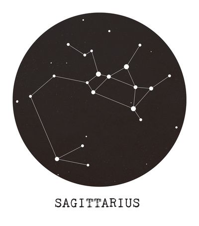 Sagittarius Star Constellation, Sagittarius Constellation Tattoo, Sagittarius Tattoo Designs, Sagittarius Star, Virgo Constellation Tattoo, Sagittarius Tattoo, Sagittarius Constellation, Constellation Art, Star Constellation