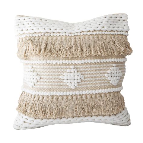 Coastal Hamptons, Coastal Boho, Boho Interiors, Boho Cushions, Boho Theme, Neutral Colours, White Cushions, Boho Interior, Beach Inspired