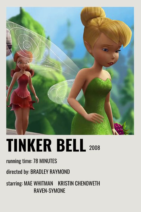 Tinker Bell Movie, Tinkerbell Movies, Disney College Program, Movie Card, Dorm Art, Film Posters Vintage, Movie Poster Wall, Girl Movies, Animation Movie