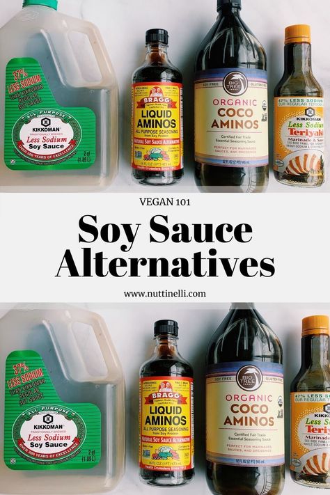 Healthy Soy Sauce, Soy Sauce Substitute, Soy Sauce Alternative, Recipes With Soy Sauce, Vegan Asian Recipes, Gluten Free Soy Sauce, Healthy Substitutions, All Purpose Seasoning, Clam Recipes