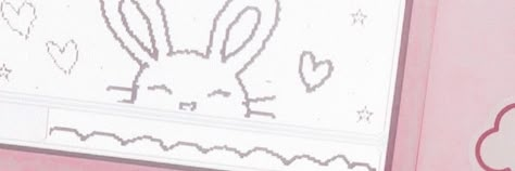 Bunny Aesthetic Wallpaper Desktop, Bunny Header Twitter, Pink Bunny Header, Bunny Banner Gif, Cute Yt Banner, Pink Banner Twitter, Pink Twitter Header Aesthetic, Soft Pink Banner, Bunny Header