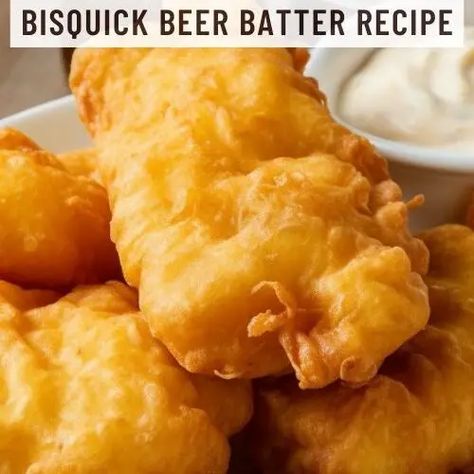 Bisquick Beer Batter Recipe - Easy Kitchen Guide Fish And Chips Batter, Beer Batter Recipe, Jiffy Mix Recipes, Fried Chicken Batter, Fish Batter Recipe, Inflammation Recipes, Jiffy Mix, Anti Inflammation Recipes, Batter Recipe