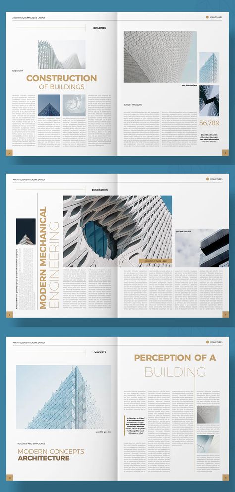 Architecture Magazine Layout InDesign Dissertation Layout Design Inspiration, Magazine Layout Design Architecture, Architecture Editorial Design, Architecture Thesis Layout, Architecture Page Layout, Architecture Thesis Book Layout, 3 Column Magazine Layout, Design Thesis Layout, Architectural Magazine Layout