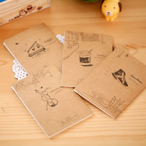 35+ trendy craft paper notebook note Vintage School Supplies, Notebook School, Pocket Diary, Small Notepad, Notes Craft, Vintage Notebook, Notebook Printing, Notes Gift, Mini Notebooks