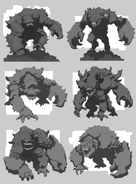 ArtStation - Evolve: Creatures, Scott Flanders Evolve Monster, Monster Artwork, Arte Doodle, Monster Characters, Creature Artwork, 다크 판타지, Monster Concept Art, Fantasy Creatures Art, Fantasy Monster