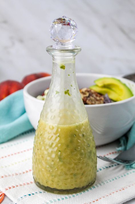 Honey Mustard Mint Dressing is perfect to make ahead of time and use throughout the week. It complements just about any green or salad. Mint Salad Dressing, Mint Dressing, 30 Minute Meals Healthy, Sauces Recipes, Easy Weekday Meals, Mint Salad, Dish Ideas, Blogger Photos, Mood Food