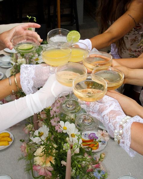 Introducing my bridal party 🤭🌸🫖 (+ Brooke)! Truly the bridal proposal tea party of my dreams! | Instagram Bridgerton Tea Party, Empire Waist Dresses, Lace Tablecloths, Bridal Proposal, Garden Party Bridal Shower, Parlor Games, Bridal Shower Inspo, Garden Bridal Showers, Bridal Tea Party