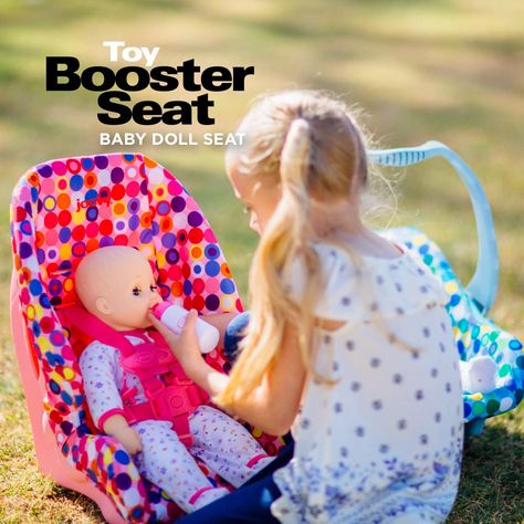 Pretend Play Just Got Real Whether your kids don’t want to use their booster seats or just love pretending to be moms and dads, the Toy Booster Seat was designed to give them a realistic experience that’s as fun as it is educational. Fits dolls 12” to 22” Crash tested Functioning LATCH system Five-point harness Bring their favorite car ride companions along with this realistic, fully functioning booster seat that’ll be their new favorite part of running errands. With a real LATCH system, the Toy Booster Seats, No More Tears, Baby Seat, Booster Seat, Hands On Learning, Car Ride, Pretend Play, Teaching Kids, Baby Doll