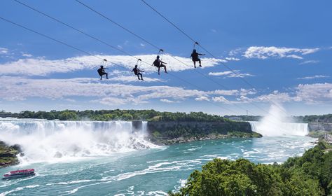 Niagara Falls Zipline, Niagara Falls Vacation, Niagara Falls Trip, Niagara Falls State Park, Niagara Falls New York, Canada History, Good View, Ny Trip, Park In New York