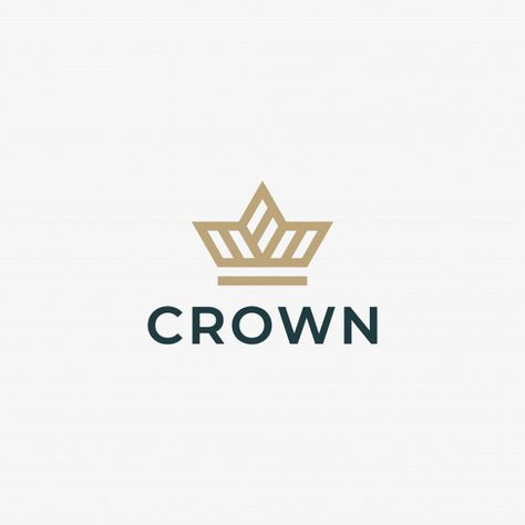 Pictorial Logo Design, Crown Logo Design Ideas, Luxury Logo Design Gold, Crown Logos, Crown Branding, Logo Real Madrid, Award Logo, Crown Logo Design, Luxury Fashion Logo