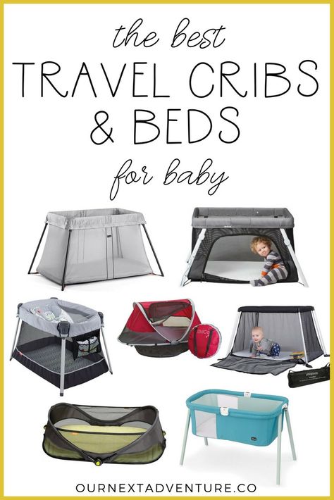 A round up of the best travel cribs and beds for baby, tested and well-loved by traveling families. #familytravel #travelgear // Family Travel | Baby Travel | Best Travel Bed | Portable Travel Crib | Flying with Baby | Best Pack and Play | Travel Bassinet | Family Travel Gear | Travel Crib Reviews | Brica | BabyBjorn | Lotus | KidCo Peapod | Phil&Teds Best Pack And Play, Travel Baby Bed, Flying With Baby, Baby Travel Bed, Portable Baby Bed, Travel Bassinet, Portable Bed, Travel Bed, Pack N Play