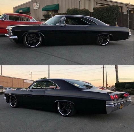 Hot Wheels - Cool 65 Impala via @fawkyoooou looking good! 📷 Source @classics_culture #chevrolet #impala #musclecar #americanmuscle #hotrod… 65 Chevy Impala, 65 Impala, Blacked Out Cars, Hot Tub House, Classic Cars Chevy, Dream Car Garage, Buick Cars, Chevy Pickup Trucks, Old School Cars