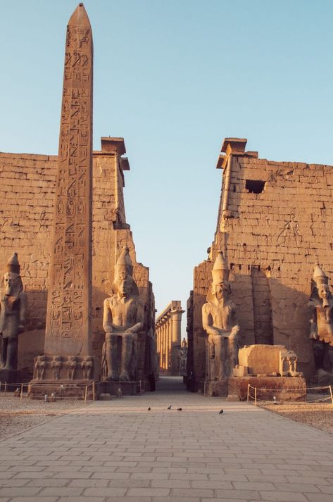 Egypt Monuments, Ancient Egypt Aesthetic, Egyptian Kings And Queens, Ancient Egyptian Cities, Egyptian Aesthetic, Ancient Egyptian Architecture, Egypt Aesthetic, Ancient Egypt History, Luxor Temple