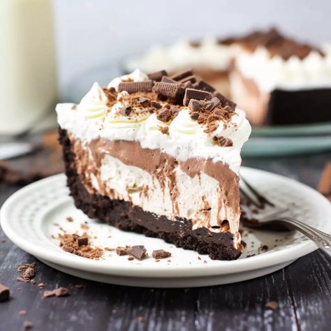 Chocolate Marshmallow Cream Pie, No Bake Chocolate Marshmallow Pie, Marshmallow Cheesecake No Bake, No Bake Cookie Pie, Hot Cocoa Pie, S’mores Pie, No Bake Smores Pie, Marshmallow Pie Recipe, Chocolate Marshmallow Pie