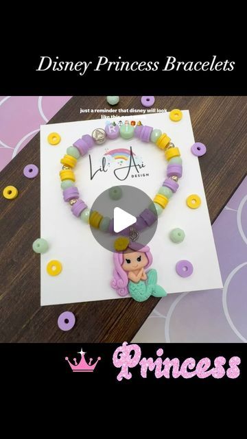 Gianina Vasquez on Instagram: "Beautiful Disney princess bracelet ideal gift for you little one, Birthday favors gift  personalized name bracelet #girlbraceletshandmade #girlsbracelet #lilsisbracelet #kidsbeadbracelets #girlbracelet #disneybracelet #princess" Disney Princess Bracelet, Beautiful Disney Princess, Princess Bracelet, Disney Bracelet, Lil Sis, Just A Reminder, Name Bracelet, Birthday Favors, Little One