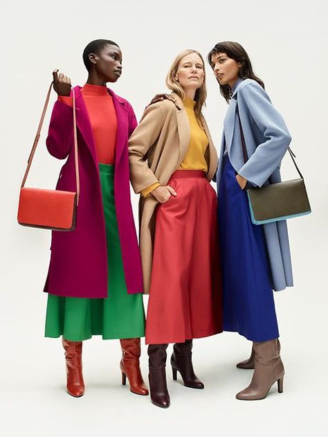 Fall Fashion Coats, Color Blocking Outfits, Color Combinations For Clothes, Cool Winter, Colour Blocking, Business Outfit, 가을 패션, Colourful Outfits, Mode Inspiration