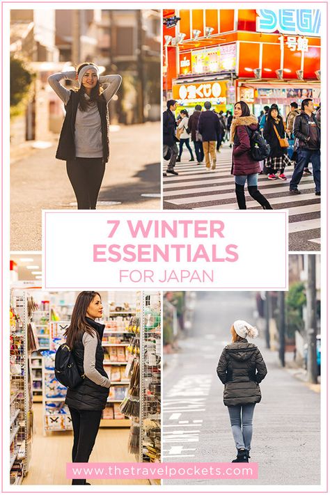 7 Fashion Winter Essentials for Japan - Travel Pockets What To Wear In Japan In December, Universal Studios Japan Outfit Winter, Japan Winter Style, Japan February Outfit, Japan Winter Outfit Women, Osaka Winter, Outfits For Japan, Japan Outfit Winter, What To Wear In Japan