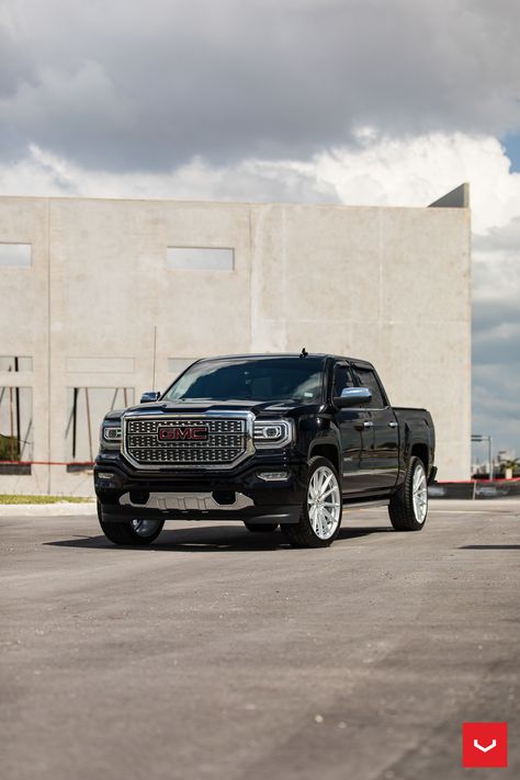 GMC Sierra Denali 1500 - Vossen HF6-1 Wheels - © Vossen Wh… | Flickr 2018 Gmc Sierra 1500 Denali, Big Chevy Trucks, Chevrolet Trucks Silverado, Gmc Denali Truck, Gmc Car, 2018 Gmc Sierra 1500, Sierra Gmc, Denali Truck, Sierra Truck