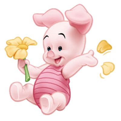 Pooh Bebe, Piglet Disney, Lindo Disney, Piglet Winnie The Pooh, Pooh Winnie, Baby Disney Characters, Baby Piglets, Winnie The Pooh Pictures, 디즈니 캐릭터