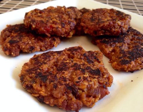 HMR Turkey Chili ‘Burger’ Patties (duo entrée) – The Healthy Academic Hmr Recipes Phase 1, Hmr Recipes, Risotto Cakes, Chili Burger, Turkey Chili Healthy, Burger Patties, Hot Cereal, Chili Soup, Turkey Chili