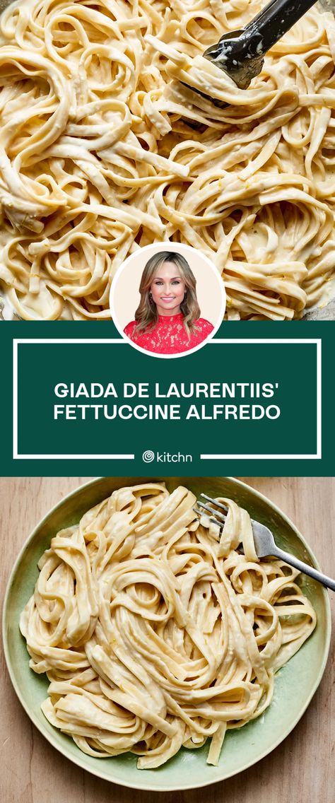 Fettucini Alfredo Recipe, Fettucini Alfredo, Fettuccine Alfredo Recipe, Giada De Laurentiis Recipes, Alfredo Sauce Recipe Easy, Giada Recipes, Alfredo Sauce Recipe Homemade, Fettuccine Alfredo Recipes, Alfredo Sauce Recipe