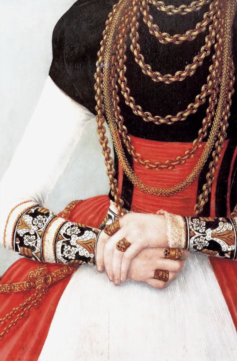 Lucas Cranach, Ancient Jewels, Portrait Of A Woman, Historical Costume, Detail Art, Historical Dresses, Historical Clothing, Mode Inspiration, Historical Fashion