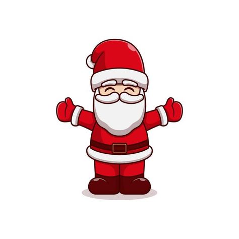 Santa claus vector illustration design s... | Premium Vector #Freepik #vector #christmas Santa Illustration Simple, Geometrical Prints, People Character, Santa Claus Vector, Graphic Design Humor, Christmas Illustrations, Vector Christmas, Illustration Ideas, People Illustration