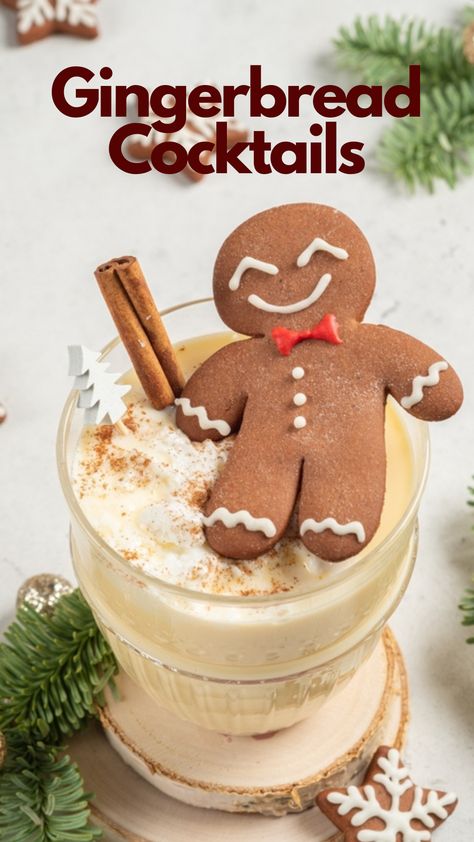 Gingerbread Cocktails Gingerbread Cocktail Recipes, Gingerbread Drink, Gingerbread Cocktail, Moonshine Cocktails, Flavored Rum, Cocktail Names, Mule Cocktail, Cocktails To Try, Mixed Drinks Recipes