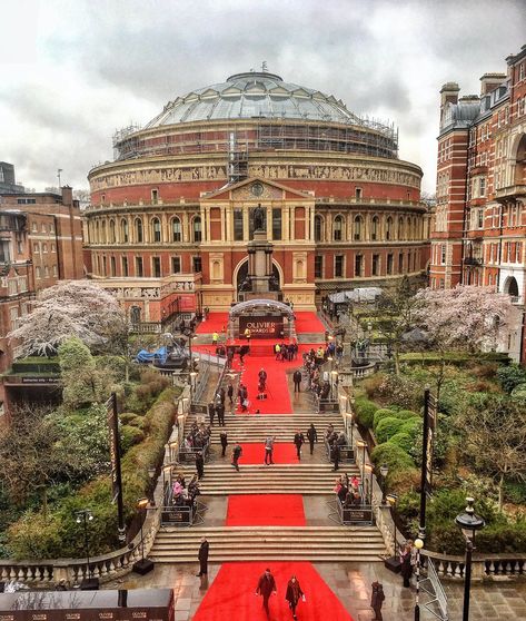 Royal Albert Hall London, Pinterest Manager, London Architecture, London History, London Landmarks, Kingdom Of Great Britain, London Places, Royal Albert Hall, Front Entrance