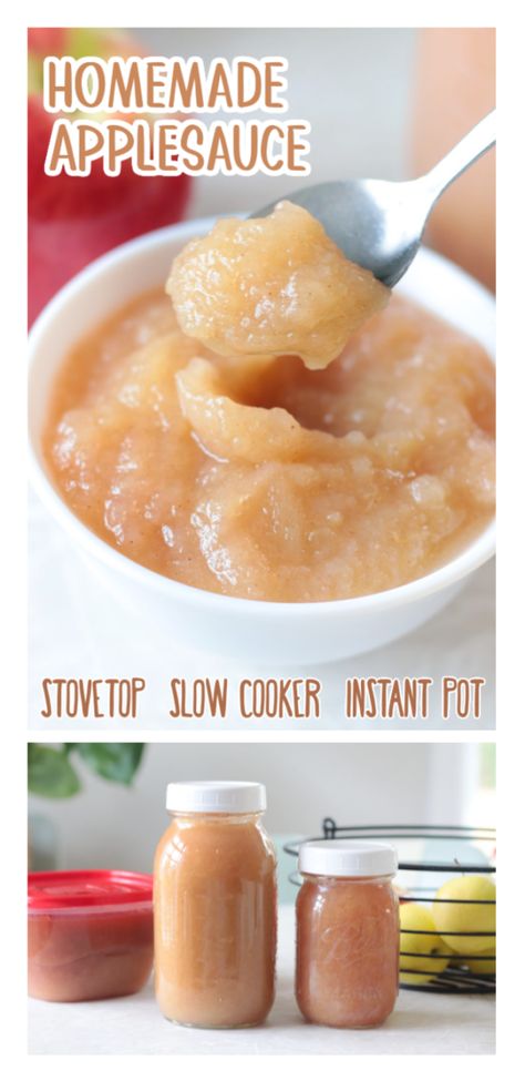 Easy Instant Pot Applesauce, Simple Apple Sauce Recipe, Fresh Apple Sauce Homemade Applesauce, Cinnamon Apple Sauce Canning Recipes, How To Can Apple Sauce, Canned Apple Sauce Homemade Applesauce, Healthy Homemade Applesauce, Old Fashioned Applesauce, Homage Applesauce