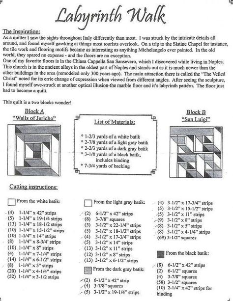 Labrynth Quilt Pattern, Labyrinth Walk Quilt, Labyrinth Walk, Quilt Pattern Free, Optical Illusion Quilts, Diy Clothes Rack, Bargello Quilts, Log Cabin Quilt Blocks, 3d Quilts