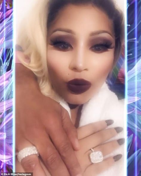 Nicki Minaj Wedding Ring, Nicki Minaj Ring, Chucky Bride Of Chucky, Bride Of Chucky Halloween, Kenneth Petty, Chucky Bride, New Nicki Minaj, New Rocks, Chucky Halloween