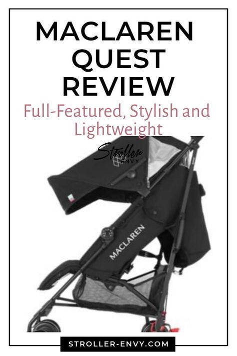 High-strength yet lightweight, the Maclaren Quest is a full-featured & stylish stroller. Coming in a variety of contemporary color combinations, the Quest is a great option for moms who aren't too fond of the traditional "cute" color combos. Click on for our review & see why in spite of its expensive price tag, the Maclaren Quest still gets an overall high review from parents everywhere!  #strollerenvy #newmom #babygear #parenting101 #babystroller #beststrollers #lightweightstroller Cute Color Combos, Maclaren Stroller, Triple Stroller, Convertible Stroller, Stroller Reviews, Umbrella Stroller, Baby Nap, Lightweight Stroller, Double Strollers