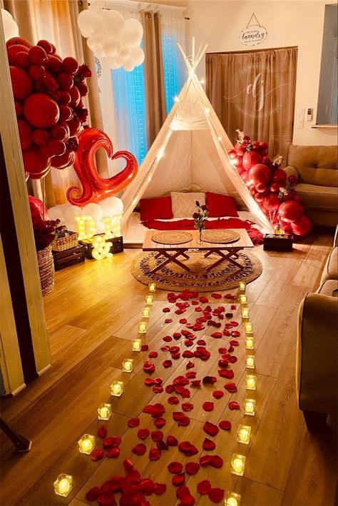 Husband Birthday Decorations, Romantic Energy, Romantic Home Dates, Room Surprise, Romantic Room Surprise, Romantic Dinner Decoration, Surprise Birthday Decorations, Romantic Room Decoration, Valentines Dinner