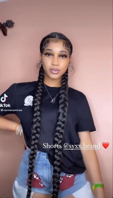 Two Straight Back Braids With Weave, 2 Cornrows With Weave, Two Braids Goddess Braids, 2 Braids Style For Black Women, 2 Long Braids Black Hair, 2 Scalp Braids With Weave, 2 Braids To The Back With Weave, Two Braids To The Back With Weave, Two Braids Styles For Black Women