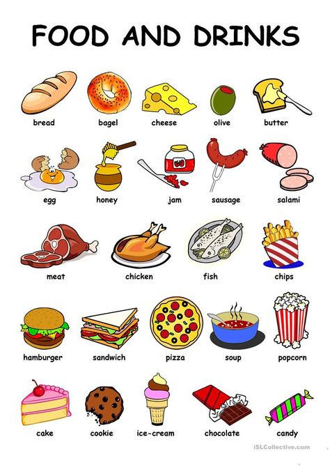 Oppgaver For Barn, Food Vocabulary, English Activities For Kids, Teaching English Grammar, Learning English For Kids, Kids English, English Language Teaching, English Lessons For Kids, English Activities