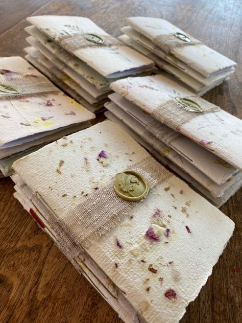 https://youtu.be/TdGwhwbIBKQ Homemade Paper Notebook, Handmade Paper Packaging, What To Do With Homemade Paper, Handmade Paper Products, Uses For Handmade Paper, Recycled Paper Book, Handmade Paper With Flowers, Homemade Paper With Flowers, What To Do With Handmade Paper