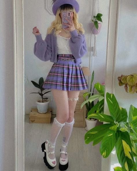 Kawaii Pastel Outfits, Soft Pastel Outfits, Pastel Outfits Aesthetic, Pastel Aesthetic Outfit, Cute Pastel Outfits, Pastel Outfits, Outfits Pastel, Kawaii Outfit Ideas, E Girl Outfits