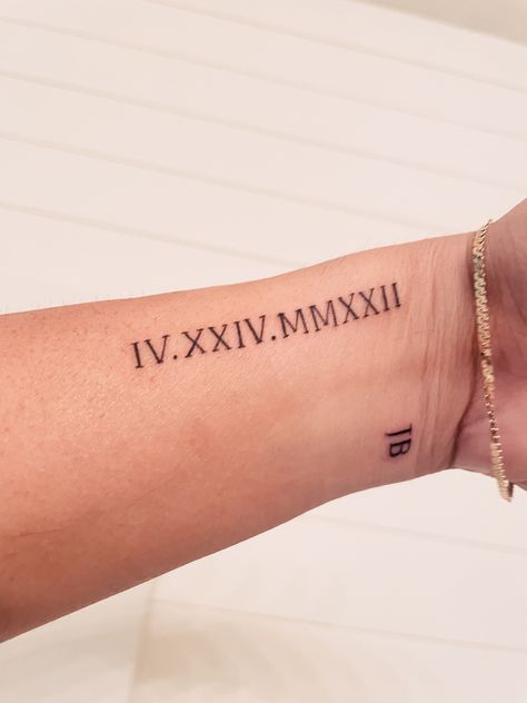 Roman Script Tattoo, 1973 Roman Numeral Tattoo, Minimalist Roman Numeral Tattoo, Men’s Roman Numeral Tattoo, Roman Numerals Wrist Tattoo, Feminine Roman Numeral Tattoo, Roman Numerals Rib Tattoo, Wrist Roman Numeral Tattoo, Small Roman Numeral Tattoo Placement