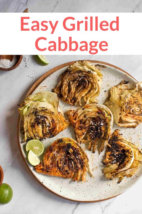 Grilled Cabbage Recipes In Foil, Cabbage Recipe Grilled, Cabbage On The Blackstone, Grilled Cabbage Steaks In Foil, Grill Cabbage Steaks, Bbq Cabbage Grilled, Grilled Cabbage Steaks On Grill, Blackstone Cabbage, Cabbage Steaks Grilled