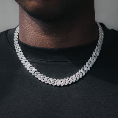 Cuban Chains - 6 ICE, LLC White Gold Cuban Link Chain, Mens Necklace Fashion, Cuban Chains, Hip Hop Bling, Rapper Jewelry, Gold Cuban Link Chain, Urban Jewelry, Cuban Link Necklace, Art Jewelry Design