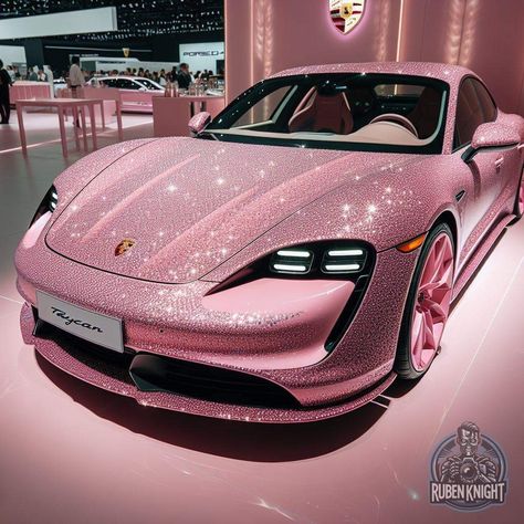 Pink Porsche, Pink Ferrari, Car Flash, Pink Cars, Rich Cars, Girly Car, Future Cars, Classy Cars, Pink Car