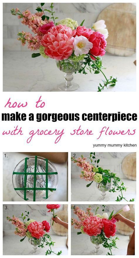 how to make a beautiful floral arrangement with grocery store flowers Grocery Store Flowers, Fleurs Diy, Diy Arrangements, Floral Arrangements Diy, Flowers Arrangements, Flower Arrangements Diy, Fresh Flowers Arrangements, Beautiful Flower Arrangements, Deco Floral